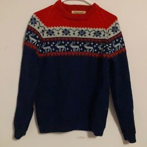 Vintage 100% wool Skandinavia Inc. knit fair isle winter sweater